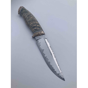 ДАНДІ ніж ручної роботи Олександра Репи, сталь - S390 в обкладках нержавіючого дамаску, 67-68 HRC. Photo 2